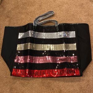 Victoria’s Secret Sequined Tote Bag
